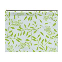 Leaves Pattern Seamless Cosmetic Bag (xl)