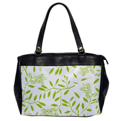 Leaves Pattern Seamless Office Handbags