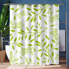 Leaves Pattern Seamless Shower Curtain 60  X 72  (medium) 