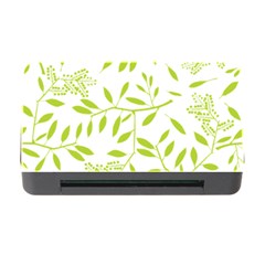 Leaves Pattern Seamless Memory Card Reader With Cf