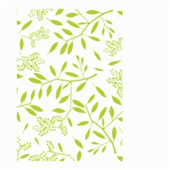 Leaves Pattern Seamless Small Garden Flag (two Sides) by Simbadda