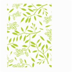 Leaves Pattern Seamless Large Garden Flag (two Sides) by Simbadda