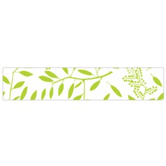 Leaves Pattern Seamless Flano Scarf (small)