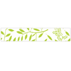 Leaves Pattern Seamless Flano Scarf (large)