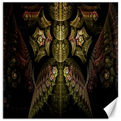 Fractal Abstract Patterns Gold Canvas 20  X 20  