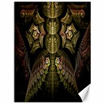 Fractal Abstract Patterns Gold Canvas 36  x 48   35.26 x46.15  Canvas - 1