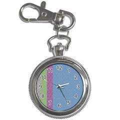 Fine Line Pattern Background Vector Key Chain Watches