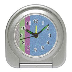 Fine Line Pattern Background Vector Travel Alarm Clocks