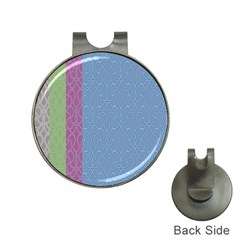 Fine Line Pattern Background Vector Hat Clips With Golf Markers by Simbadda