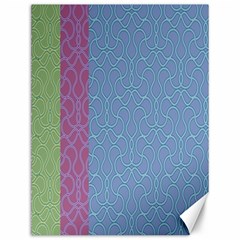 Fine Line Pattern Background Vector Canvas 12  X 16  