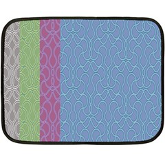 Fine Line Pattern Background Vector Fleece Blanket (mini)