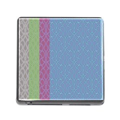 Fine Line Pattern Background Vector Memory Card Reader (square) by Simbadda