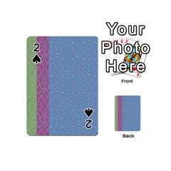 Fine Line Pattern Background Vector Playing Cards 54 (mini) 