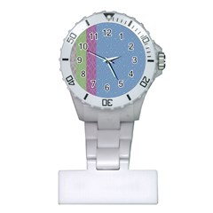 Fine Line Pattern Background Vector Plastic Nurses Watch