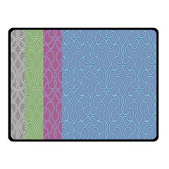 Fine Line Pattern Background Vector Double Sided Fleece Blanket (small)  by Simbadda