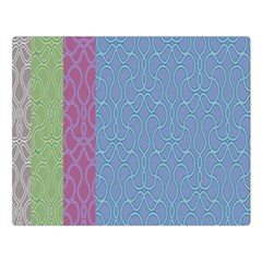 Fine Line Pattern Background Vector Double Sided Flano Blanket (large) 