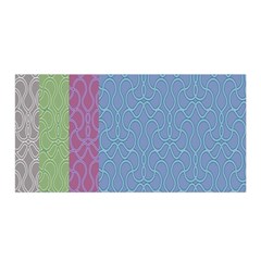 Fine Line Pattern Background Vector Satin Wrap by Simbadda