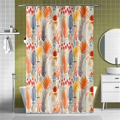 Repeating Pattern How To Shower Curtain 48  X 72  (small) 