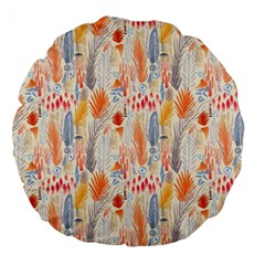 Repeating Pattern How To Large 18  Premium Round Cushions