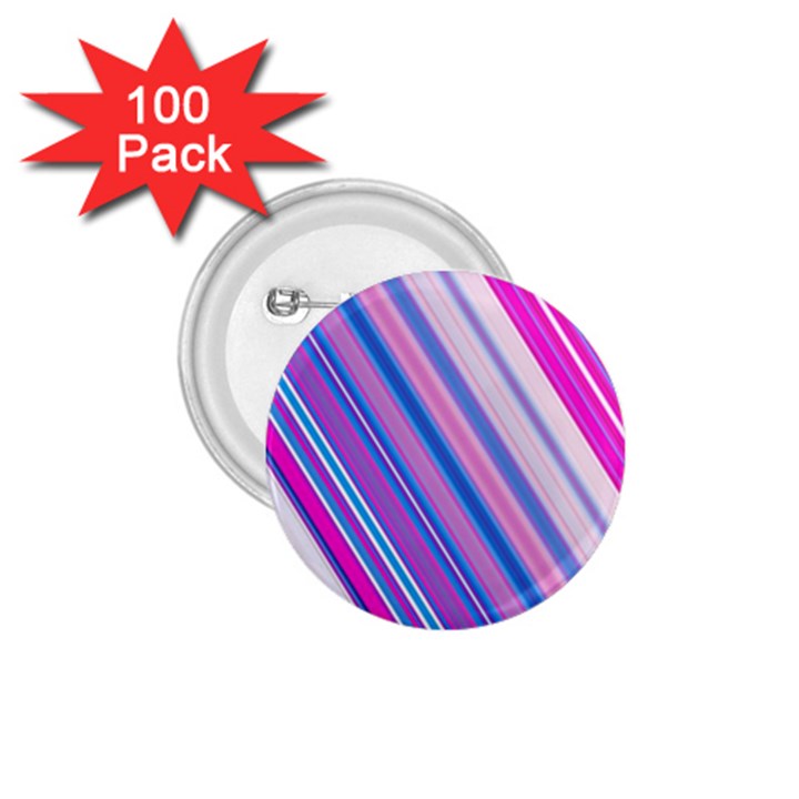 Line Obliquely Pink 1.75  Buttons (100 pack) 