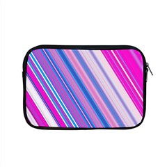 Line Obliquely Pink Apple Macbook Pro 15  Zipper Case by Simbadda