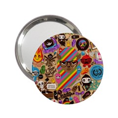 Background Images Colorful Bright 2 25  Handbag Mirrors