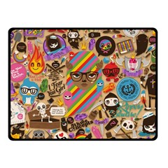 Background Images Colorful Bright Fleece Blanket (small)