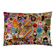 Background Images Colorful Bright Pillow Case (two Sides)