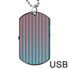 Hald Simulate Tritanope Color Vision With Color Lookup Tables Dog Tag Usb Flash (two Sides)