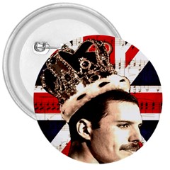 Freddie Mercury 3  Buttons by Valentinaart