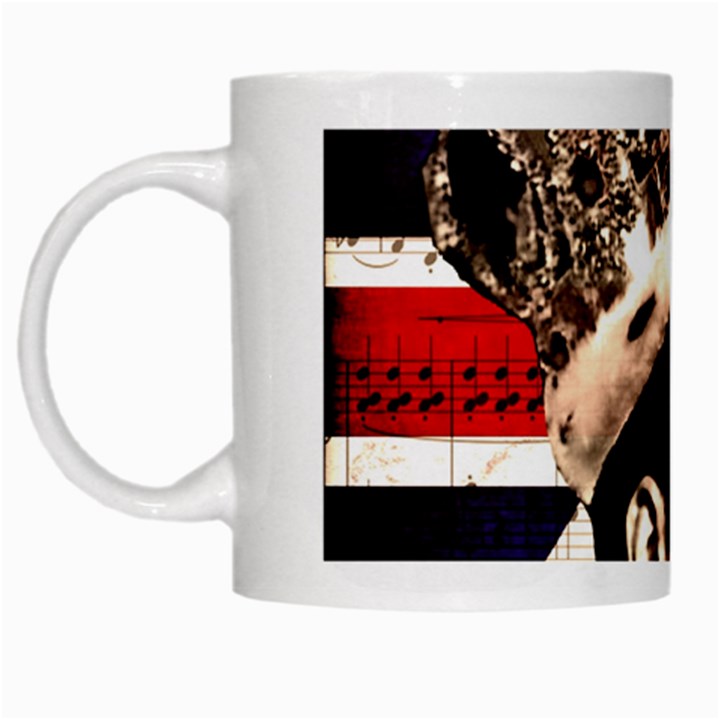 Freddie Mercury White Mugs