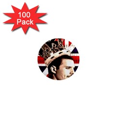 Freddie Mercury 1  Mini Magnets (100 Pack)  by Valentinaart