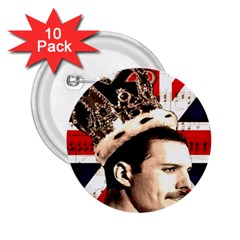 Freddie Mercury 2 25  Buttons (10 Pack)  by Valentinaart