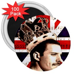 Freddie Mercury 3  Magnets (100 Pack) by Valentinaart