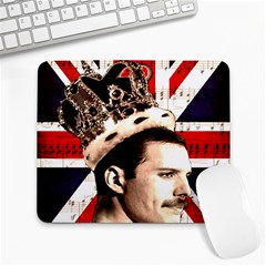 Freddie Mercury Large Mousepads by Valentinaart