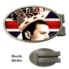 Freddie Mercury Money Clips (oval)  by Valentinaart