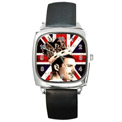 Freddie Mercury Square Metal Watch by Valentinaart