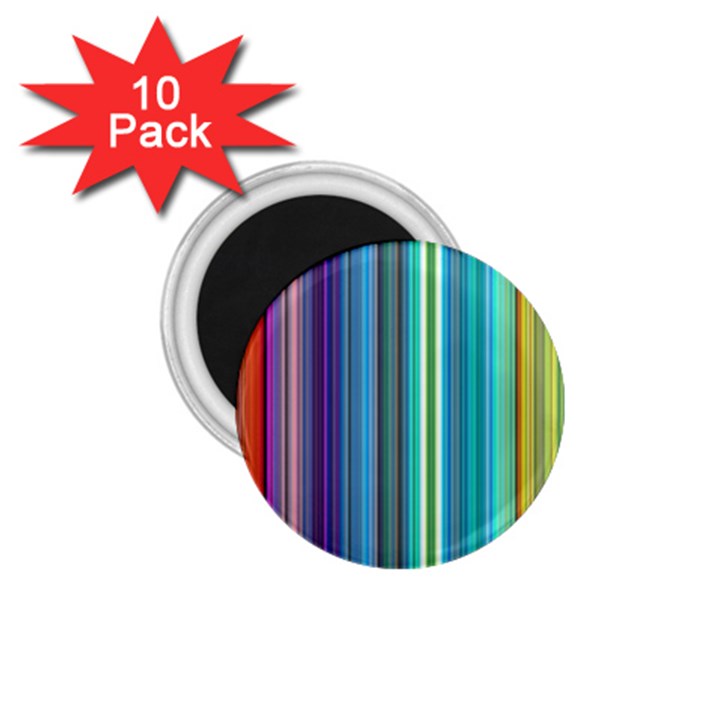 Color Stripes 1.75  Magnets (10 pack) 