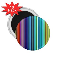 Color Stripes 2.25  Magnets (10 pack) 