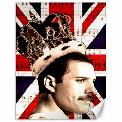 Freddie Mercury Canvas 18  X 24   by Valentinaart