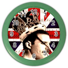 Freddie Mercury Color Wall Clocks by Valentinaart