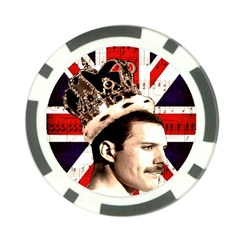 Freddie Mercury Poker Chip Card Guard (10 Pack)