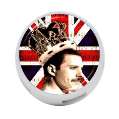 Freddie Mercury 4-port Usb Hub (one Side) by Valentinaart