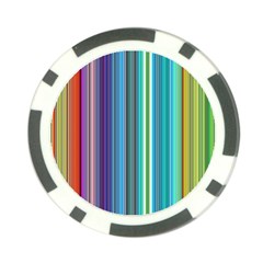 Color Stripes Poker Chip Card Guard