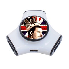 Freddie Mercury 3-port Usb Hub by Valentinaart