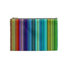 Color Stripes Cosmetic Bag (medium)  by Simbadda