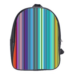 Color Stripes School Bags(Large) 