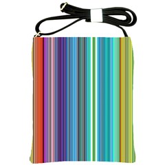 Color Stripes Shoulder Sling Bags