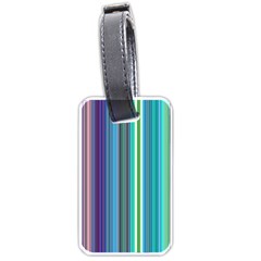 Color Stripes Luggage Tags (One Side) 