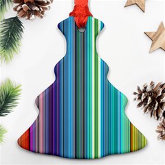 Color Stripes Ornament (Christmas Tree) 